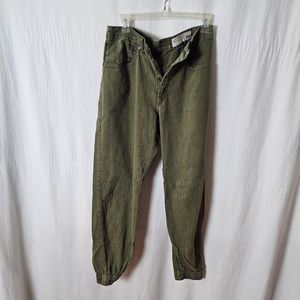 RAG & BONE Engineered High Rise Cargo Jogger Pants Sage Green Women's